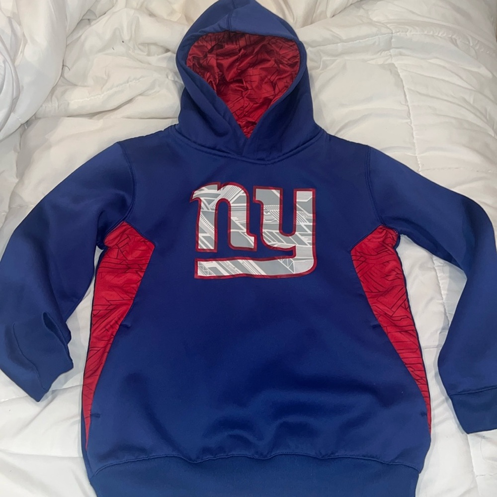 Kids New York Giants NFL team apparel hoodie